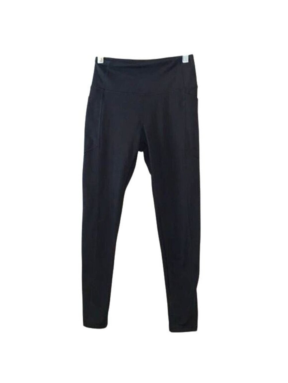 Victorias Secret Black High-Waisted Active Leggings With Side Pocket Womens Size